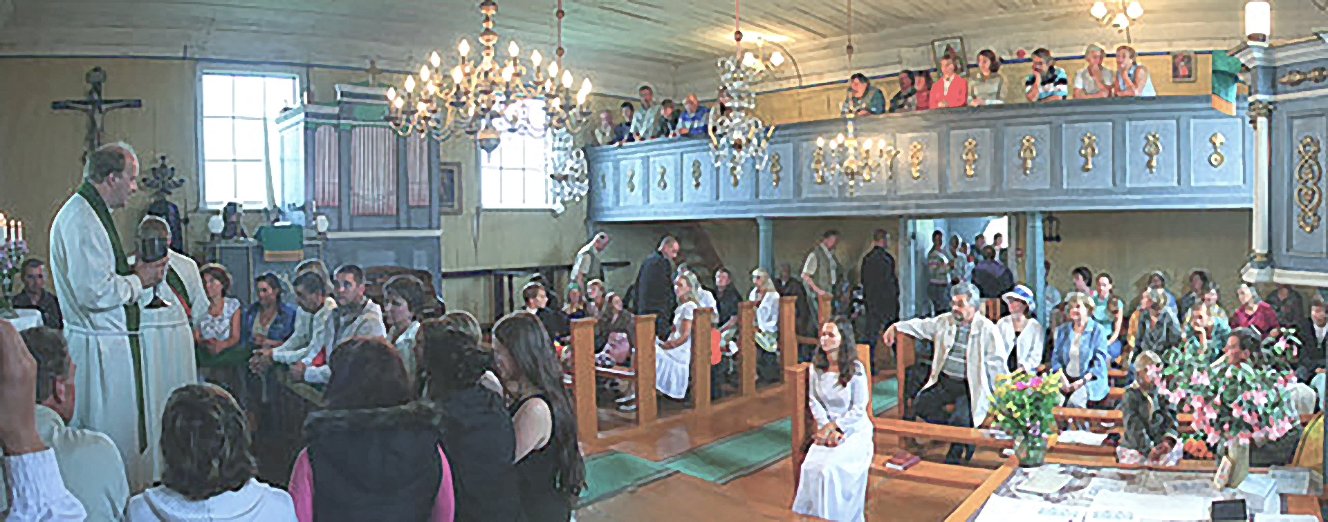 Leeriõnnistamine 2008 aastal Prangli kirikus
